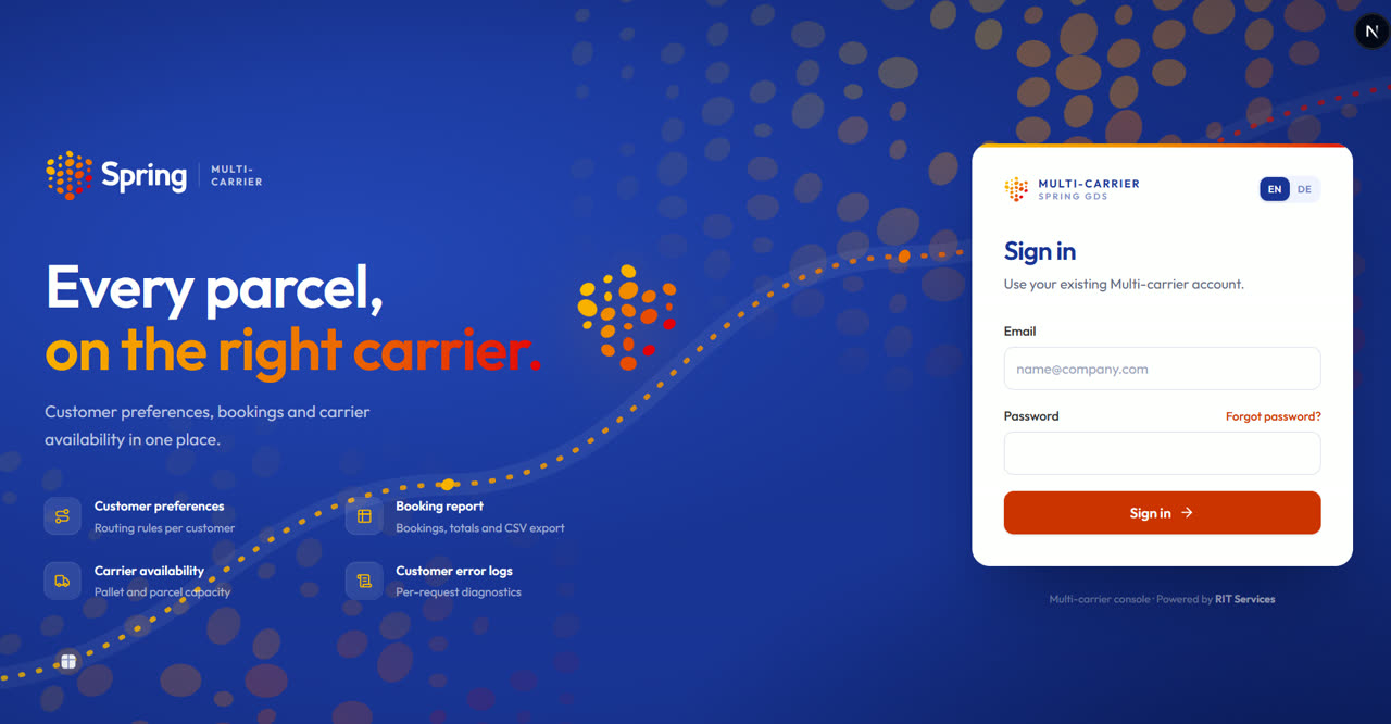 MCT: product screenshot